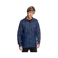 quiksilver men's wildcard plaid reversible flannel jacket