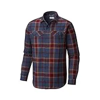 columbia sportswear 1681631 t-shirt homme dark mountain plaid fr : m (taille fabricant : m)