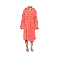 arena mixte peignoir unisexe core soft robe, pale-rose white, xl eu