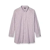 nautica men's big and tall navtech wrinkle-resistant long sleeve plaid shirt