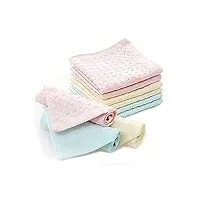 kalagiri serviette de toilette en coton doux pour femme multicolore (6)