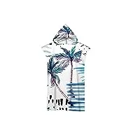 fqdccy serviette de plage d'été avec capuche en microfibre changeante robe de sécheresse rapide salle de gym domestique serviette de bain surf de bain de bain de bain de bain