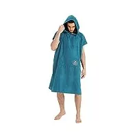 seashore tree poncho de surf, serviette de bain, serviette de plage, sweat à capuche, combinaison de plongée, cintre pour femme et homme (bleu clair)