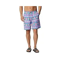 columbia summerdry shorts de randonnée, couverture de camping lilas lotus, xl/8" entrejambe homme