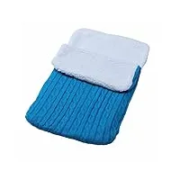 momolaa chaussettes de trotteur antidérapantes bébé filles garçons wrap swaddle couvertures nouveau-né infantile tricot peluche réception couvertures sac de couchage (blue, a)