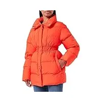 pinko causale manteau toile technique couette, aa1_arancione surimi, 42 femme