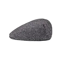 sunmme wool ivy cap herringbone flat caps tweed plaid blue gray khaki cabbie newsboy driving hat (color : d, size : 59cm) (d 7)