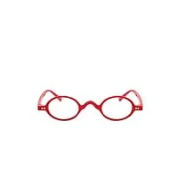 lunettes de soleil femme sunglasses lunettes fête Élégant vintage petit cadre rond lunettes de soleil rouge et blanc draps plats