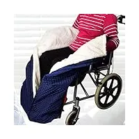 skordo couverture pour fauteuil roulant couverture d'hiver pour fauteuil roulant couverture chauffante couvertures et jetés en cachemire d'agneau épaissi couverture coupe-vent et chaude pour fauteu