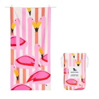 serviette de plage kids cabana, dock & bay flamingo - dock & bay