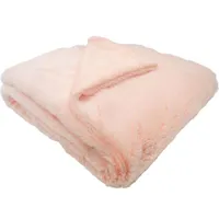 couverture microdoux snow lait fraise (75 x 100 cm)