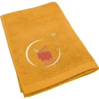 serviette de bain lion safran (50 x 100 cm)
