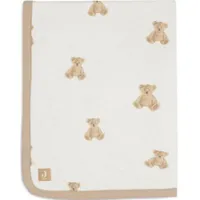 couverture en coton bio ours teddy bear (75 x 100 cm)