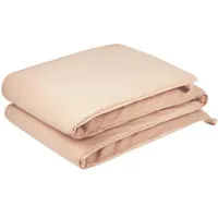 tour de lit déhoussable wabi-sabi en coton powder pink