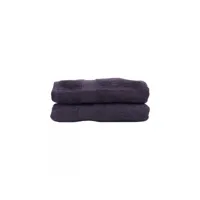 lot de 2 draps de bain 100x150cm eponge 600 g/m ? 100 % coton choisir la couleur - lavande / purple