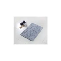 spirella tapis de bain loop 60x90cm gris argenté