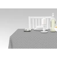 nappe avec impression numérique, 100% made in italy nappe antidérapante pour salle à manger, lavable et antitache, modèle keyword - roger, cm 140x140 8052773263740