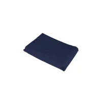 drap plat bleu marine 100% coton 240x310