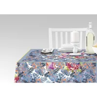 nappe avec impression numérique, 100% made in italy nappe antidérapante pour salle à manger, lavable et antitache, modèle hermes - roncola, cm 180x140 8052773535885