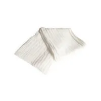plaid acrylique tricot blanc 120x150 cm sol3418175120015