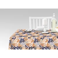 nappe avec impression numérique, 100% made in italy nappe antidérapante pour salle à manger, lavable et antitache, modèle hermes - ronaldsway, cm 140x140 8052773535694