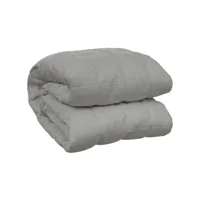 elegant couverture lestée - couverture pondérée gris 220x235 cm 11 kg tissu unique