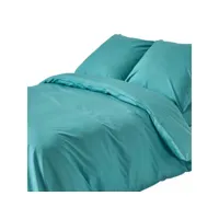 homescapes parure de lit sarcelle 100% coton egyptien 200 fils 150 x 200 cm bl1135e