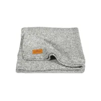 jollein couverture tricot 100 x 150 cm gris 516-522-65061 410214