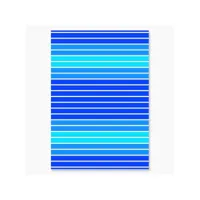 serviette de plage double rayée camaïeu de bleu 140x180 cm
