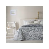 couvre-lit réversible en jacquard de coton mike multicolore