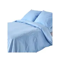 homescapes parure de lit bleu 100% coton egyptien 200 fils 150 x 200 cm bl1129e
