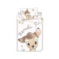 bambi - parure de lit bébé - housse de couette coton