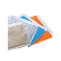serviettes de plage colorées en microfibre avec poches pour lits de plage 4 pcs