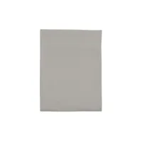 drap plat 100% coton gris mastic 270x310 cm