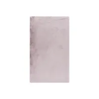 tapis de bain doux shaggy antidérapant heaven argenté 40x60 6899