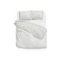 zo!home billy housse de couette - 100% coton - grande taille (240x200/220 cm + 2 taies) - vert smul100122743