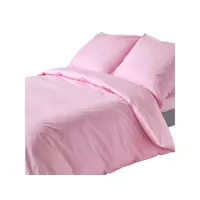 homescapes parure de lit rose 100% coton egyptien 200 fils 240 x 220 cm bl1132g