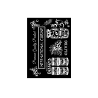 tapis internationale cuisine noir dimensions - 90x130 tps_kitch_intercuis90