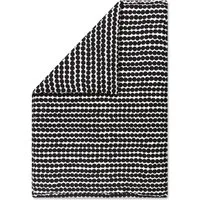marimekko - housse de couette räsymatto, 240 x 220 cm, noir / blanc