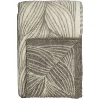 røros tweed - naturpledd couverture en laine, 135 x 200 cm, flette