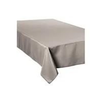 nappe de table atmosphera nappe anti taches rectangulaire 150 x 300 cm - beige