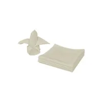 serviette de table vidaxl serviettes de table 25 pcs crème 50x50 cm