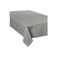 nappe de table atmosphera nappe anti-tache rectangulaire grise 150x300 cm -