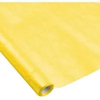nappe de table l3c nappe damassee 1.18x5m - 40gr/m² - jaune