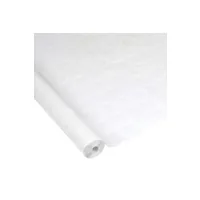 nappe de table l3c nappe damassee 1.18x20m - 25g - blanc