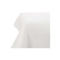 nappe de table deconovo nappe de table blanche rectangulaire 132x178 cm imperméable sèche vite linge de table effet lin rectangle idéale pour salle à manger mariage fête,