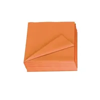 serviette de table tork serviette lotus papier orange - paquet de 150 -