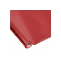 nappe de table generique nappe plastique imperméable 1,20x5m rouge