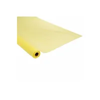 nappe de table generique nappe plastique intissé 1,20x10m jaune