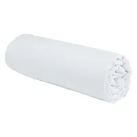 drap-housse coton blanc bonnet 30 - 70x190 cm